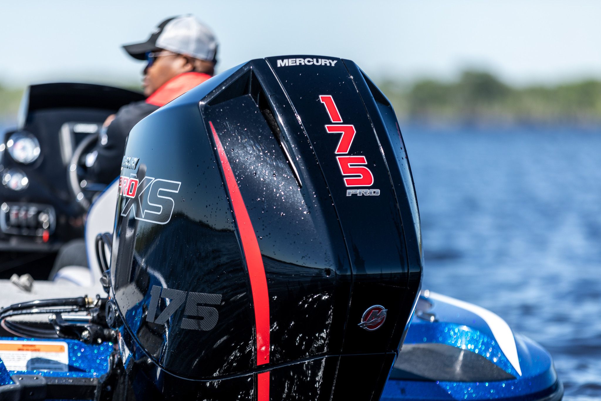 Mercury™ 175 horsepower PROXS Nitro outboard engine. Repower with a new Mercury™ outboard at Beck's Outboard Inc., Jacksonville FL, authorized Mercury™ repower dealership